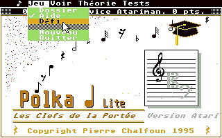 Polka Lite atari screenshot